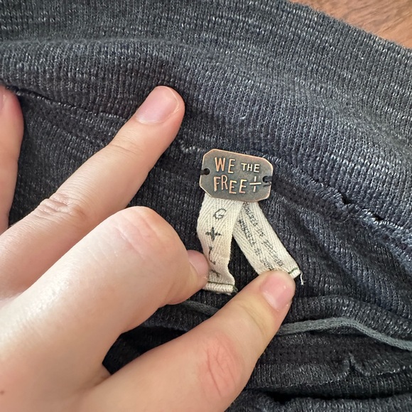 We The Free Charcoal Off-Shoulder Sweater - Picture 6 of 6